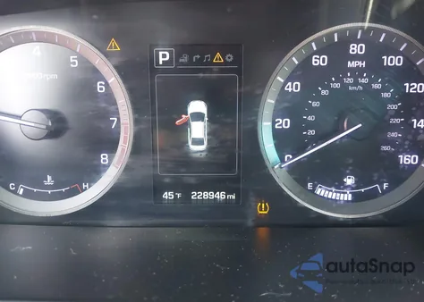 2015 Hyundai Sonata Sport z USA, uszkodzony, nr VIN 5NPE34AF4FH093253